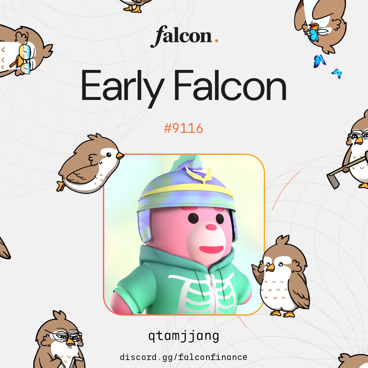 qtam76's tweet photo. Officially a proud Early Falcon.

Yield enjoyer since day zero. 

Only with @falconfinance  🦅⛽️ https://t.co/LxnqHSPSrg