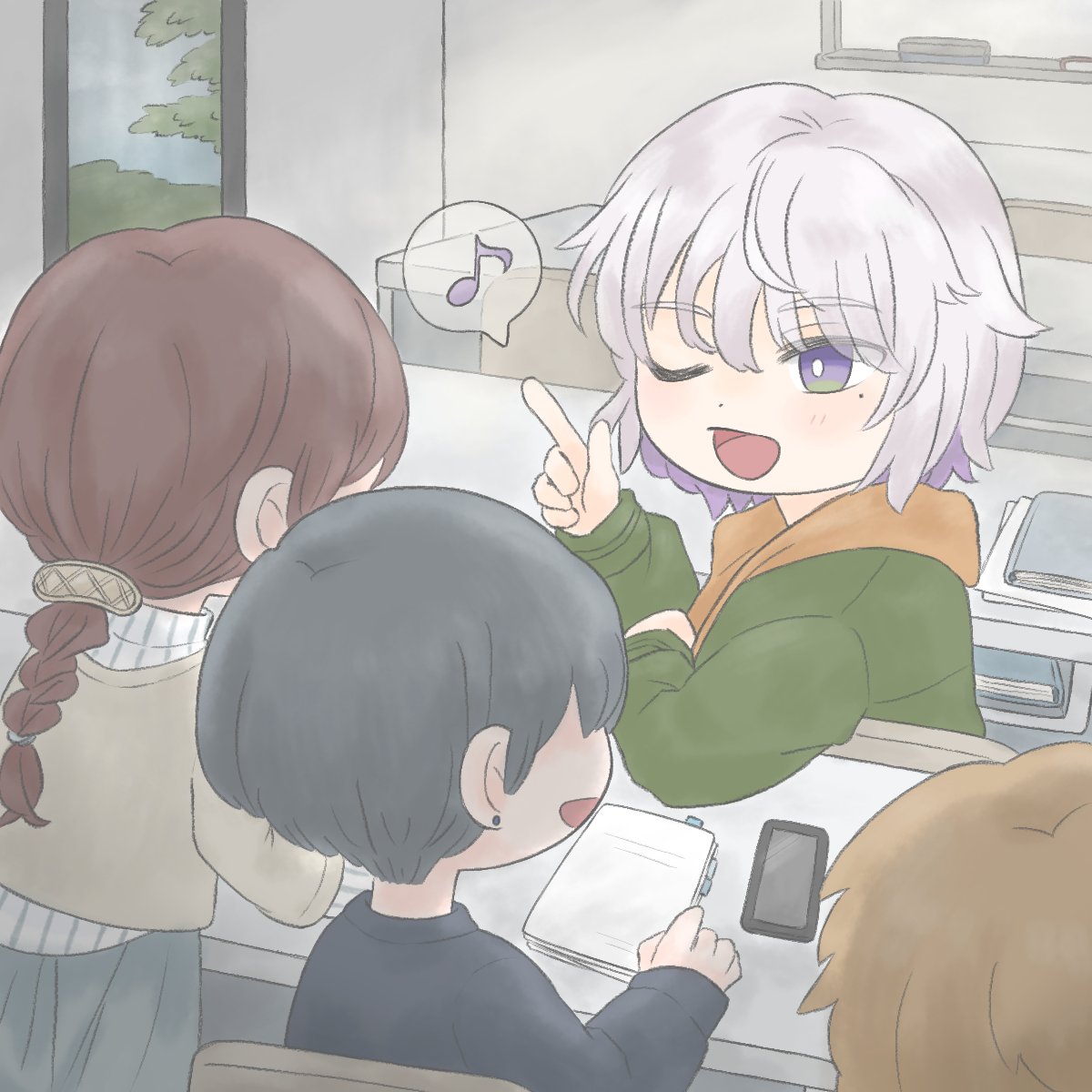 このあとどっちか2人きりで遊びに行かへん？
デートしようや♡

#インディーゲーム 
#障壁のカキア 
#障カキ