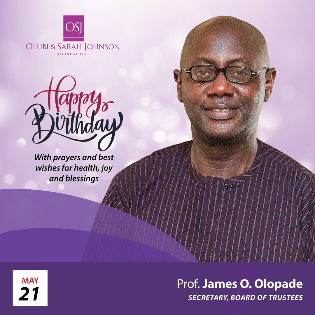 Olubi & Sarah Johnson Foundation tweet media