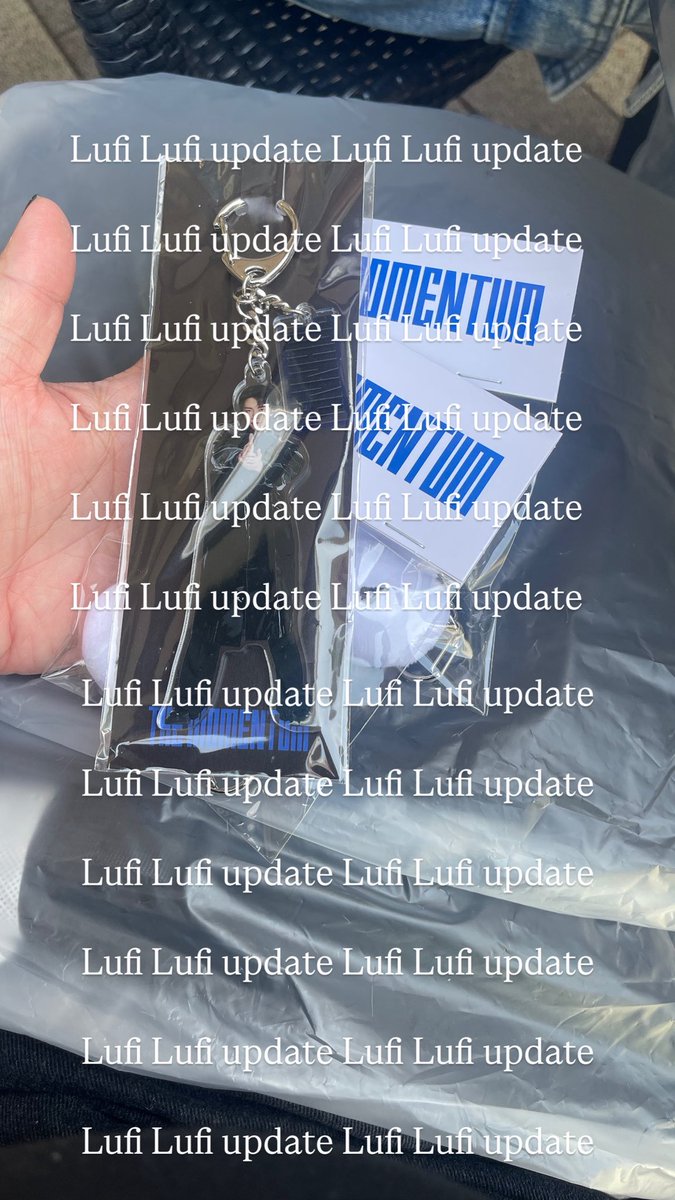 หิ้วแล้วจ้า วันแรกก็มอมแมมเลย
#มี๊ลูฟี่อัปเดต