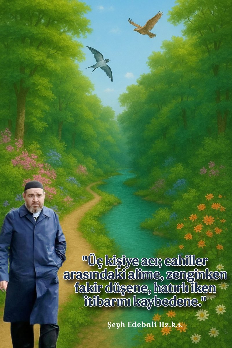 "Üç kişiye acı; cahiller arasındaki alime, zenginken fakir düşene, hatırlı iken itibarını kaybedene"
Şeyh Edebali Hz

Dr. Seyyid Yakup Elhüseyni Seyyidimizin Paylaşımı