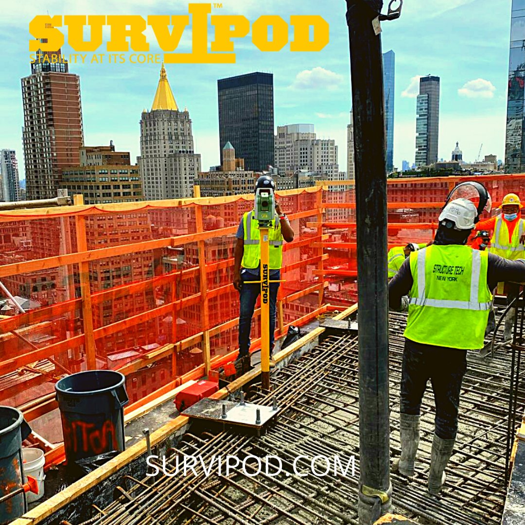 🚧 Ever tried setting up your total station on a plywood deck, only to spend 20+ minutes just getting it stable and then someone walks by? We've been there—and that's exactly why Survipod was born.
👇 Engineers worldwide are swapping tripods for Survipods. Join them.