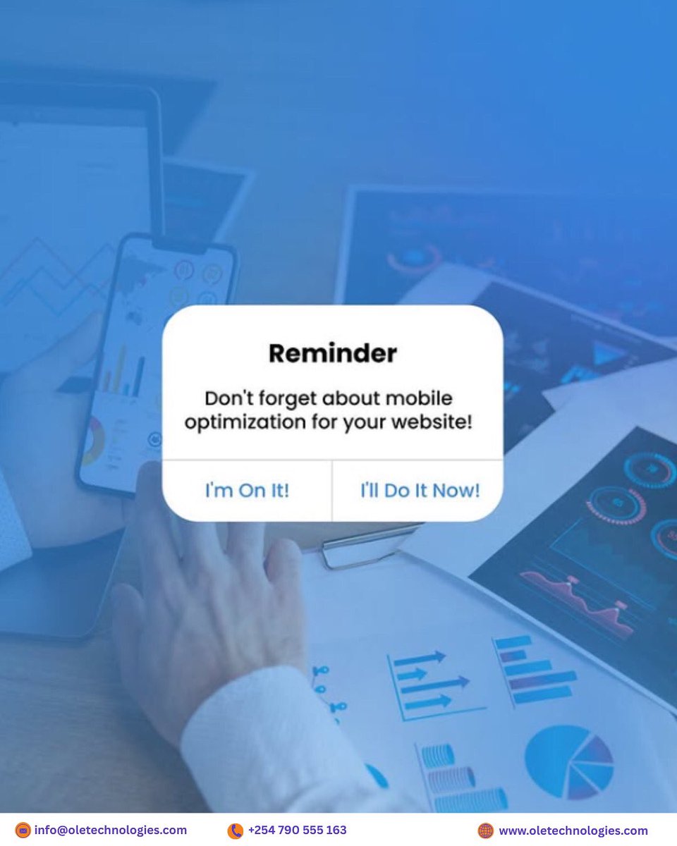 Your website might look amazing on a desktop, but is it mobile-friendly? 🤔 

With over 60% of web traffic coming from mobile devices, optimizing for mobile is a must!

✅ Faster Load Times
✅ Responsive Design
✅ Better User Experience
✅ Higher Search Rankings

Talk to us today