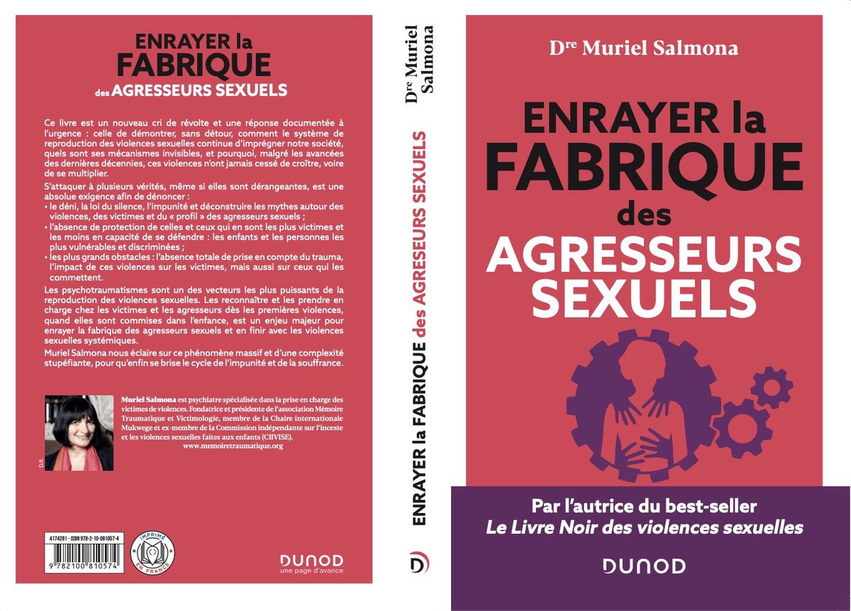 Parution aujourd'hui chez @Dunod
de mon nouveau livre 
"Enrayer la fabrique des agresseurs sexuels" 
Pour voir sa présentation et lire l'introduction ⤵️ stopauxviolences.blogspot.com/2025/04/enraye…