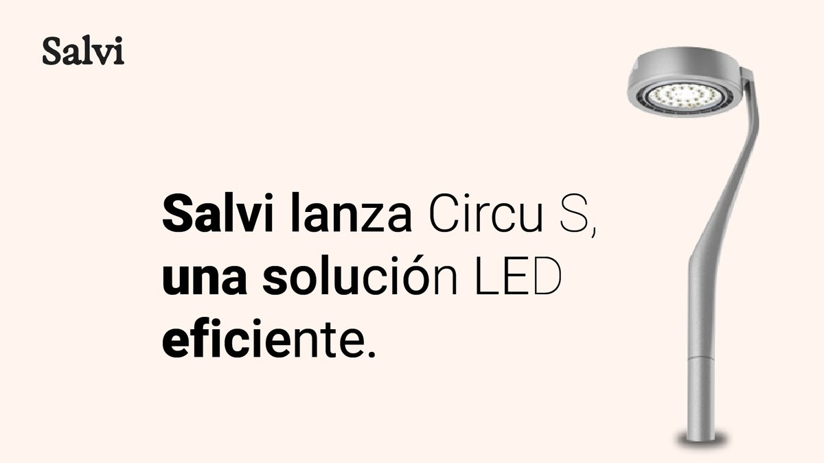 💡 En el #DíaInternacionalDeLaLuz, <a href="/salvilighting/">Salvi</a>  lanzó #CircusS: una luminaria LED eficiente, conectada y lista para iluminar espacios urbanos complejos.

✔️ Compacta
✔️ Modular
✔️ Sostenible
✔️ Conectividad Plug&amp;Connect

Más que luz, visión de futuro.
