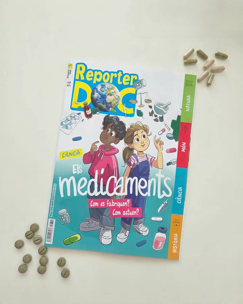 💊 ReporterDoc, Els medicaments. Com es fabriquen? Com actuen?

Si ho voleu saber, la podeu demanar en préstec emplenant el formulari següent: forms.gle/9PVqFtjE1MF7Vv…

#LlegeixTAgradarà #Llegeix #LlenguaCatalana #LlegeixEnCatalà #Revistes #Manacor #CATManacor