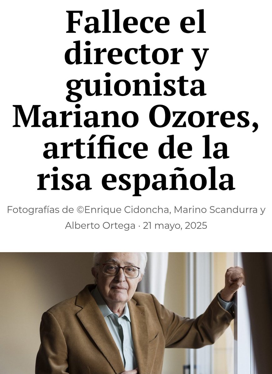 El fin de una era. Gracias por la risa.