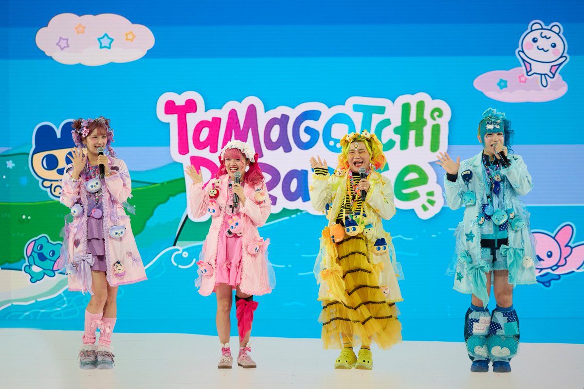新商品「Tamagotchi Paradise」メディア向け先行発表会にたまごっち