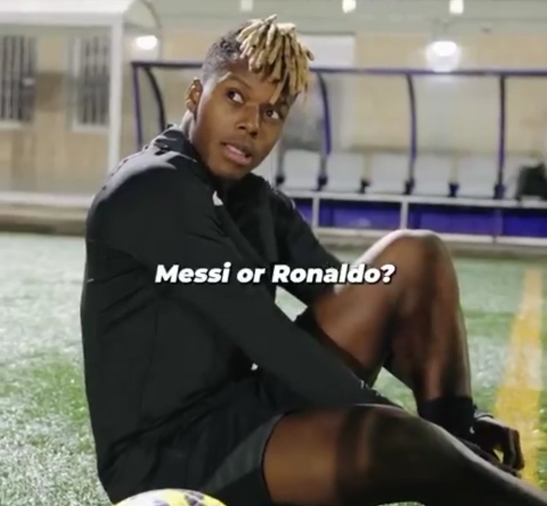 maxstephh's tweet image. 🚨🗣️ Host: &quot;Messi or Ronaldo&quot;?

🗣️ Nico Williams: &quot;Messi, for me he&apos;s the greatest player ever&quot; 🐐