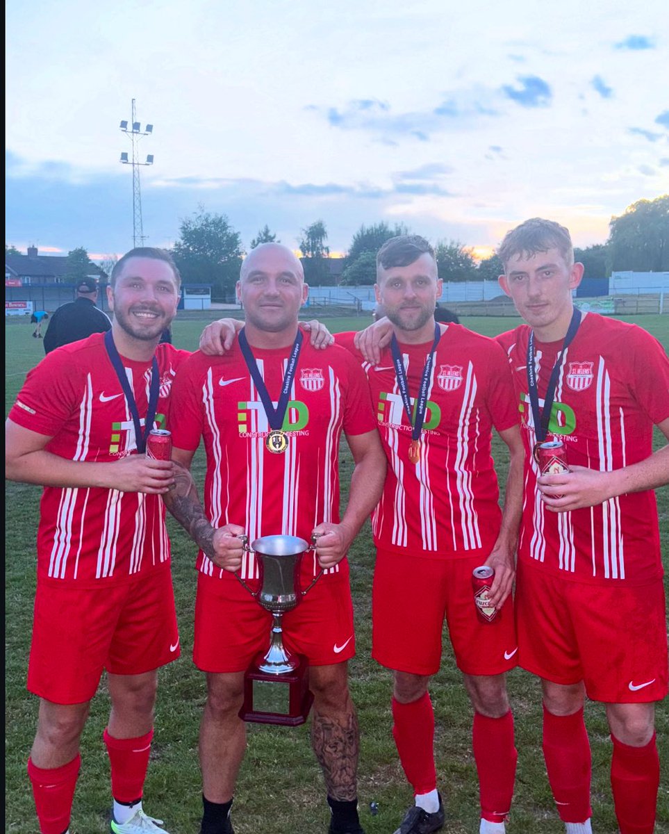 Absolutely love this club me…. Been a tough second part to the season for me after my injury but to score in the final after a cup double and promotion is one il never forget….

Up the stripes 🔴⚪️🔴⚪️🔴

<a href="/fcsthelens/">F C St.Helens</a> <a href="/stevel_fcsh/">Steve Leather</a> <a href="/northernpromise/">Mark Hayes</a>