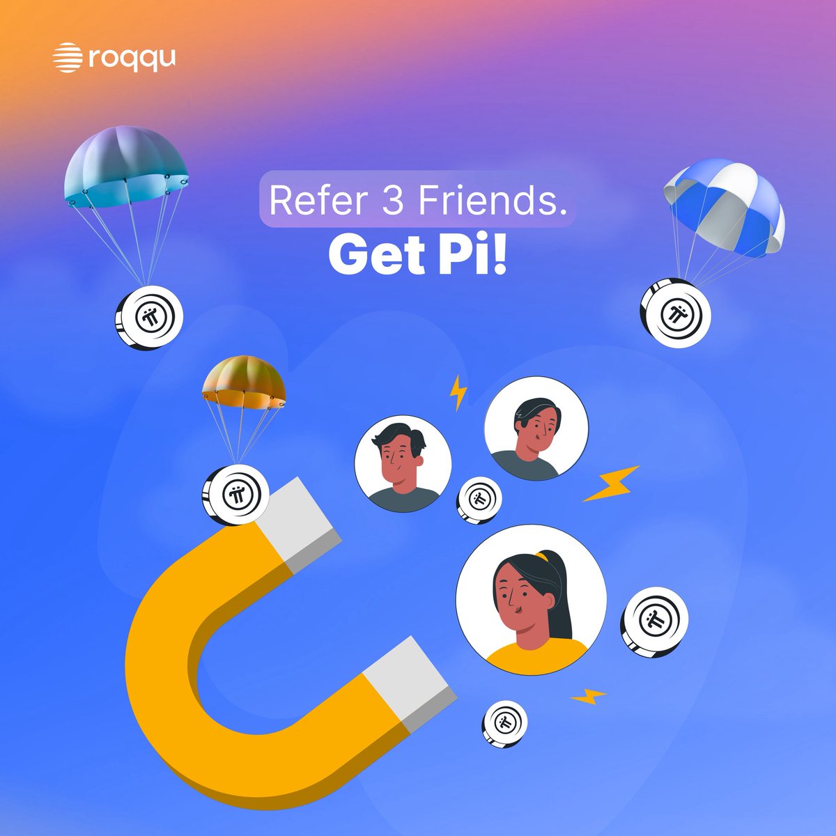 roqqupay's tweet photo. Your network is your net worth 💸!
Refer 3 friends, get them verified ✅ and trading, to unlock even more Pi tokens.
Time⏳ is ticking!
#PiOnRoqqu #PiAirdrop #PiNetwork #RoqquHQ https://t.co/Dt5R5sS1A7