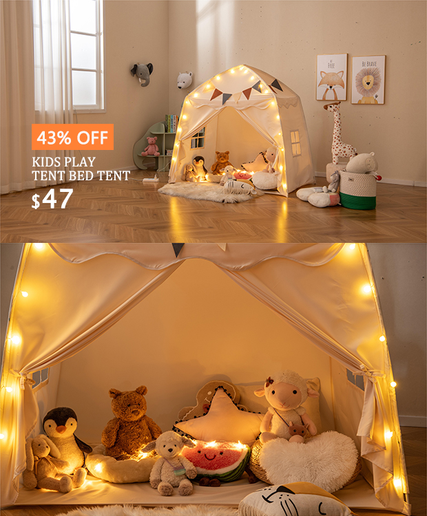 Costway_com's tweet photo. 🧸 Every kid dreams of a secret hideout—this tent makes it real.
❤ Big enough for 3 kiddos (or 1 sneaky parent), with twinkling lights, cute windows, and a no-tools-needed setup.
Want to know more? 👉 https://t.co/j71hCx6V4c
#kidstent #playroom #ParentWin https://t.co/Ibesns3kBb