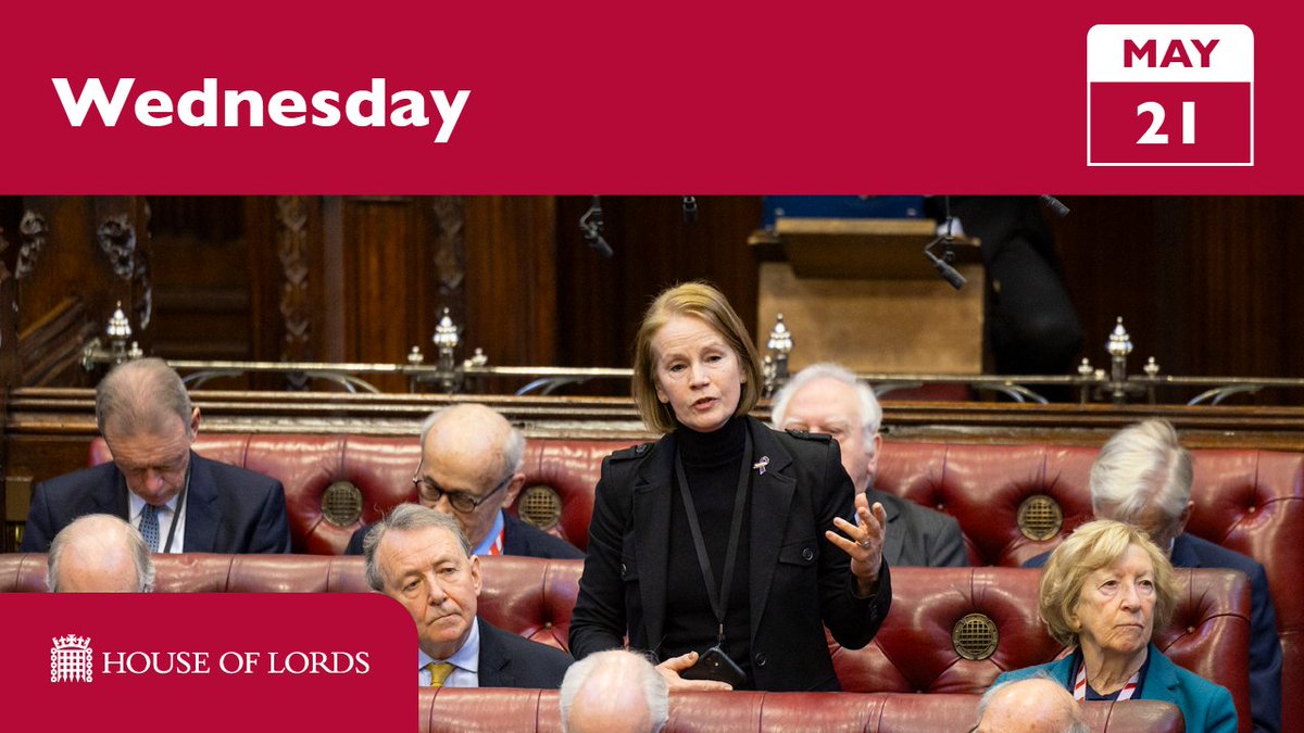 🕒 #HouseOfLords from 3pm includes:

🟥 impact of online harms on young people
🟥 cyber resilience of UK businesses
🟥 #EmploymentRightsBill
🟥  nuclear energy

➡️ See full schedule and watch online
parliament.uk/business/news/…