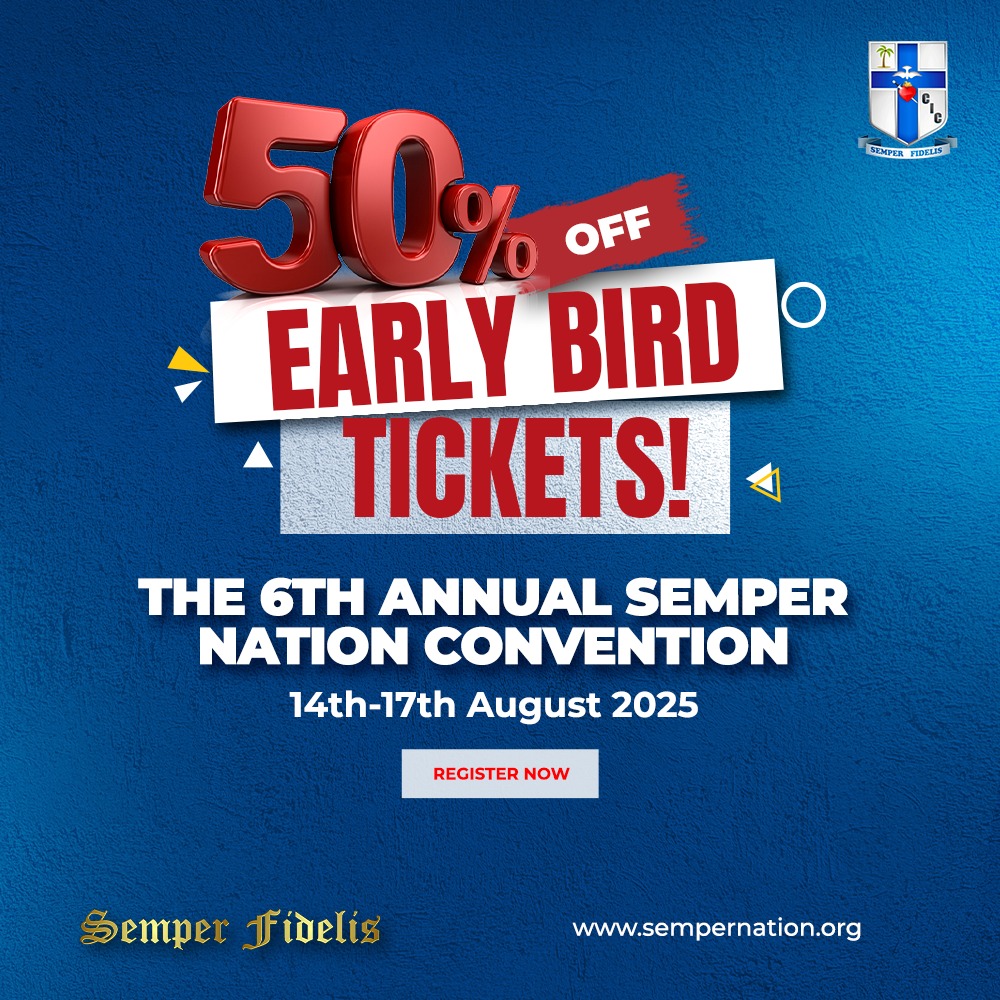 SemperNation's tweet photo. 🚨 HUGE ALERT, Semper
Nation! 🚨 Unlock HUGE savings! Grab your Early Bird
tickets for the convention and get a WHOPPING 50% OFF! But hurry, this offer ends May 31st!
🏃💨
Link in bio to register now!

#SemperNation #AnnualNationalConference #ANC2025 https://t.co/MvV8VxOgTH