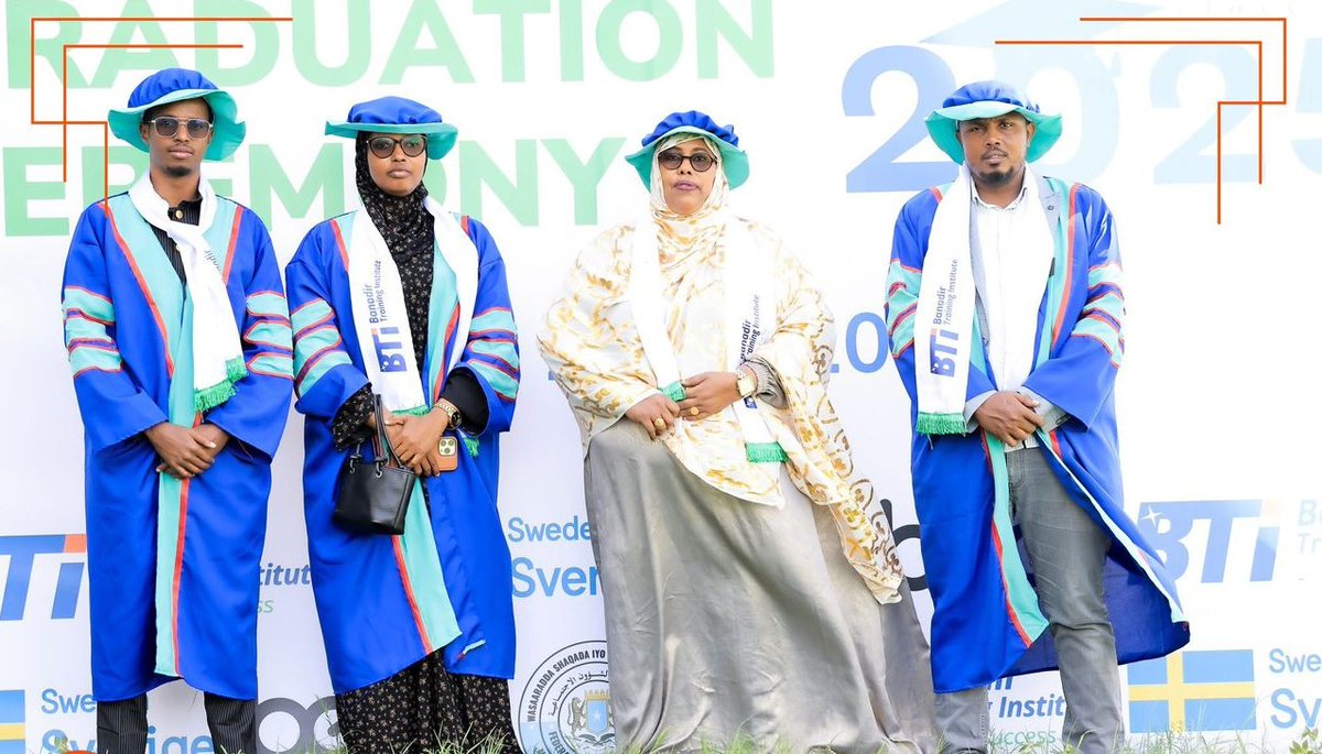 NIS Foundation - East Africa (@nis_eastafrica) on Twitter photo 🎓 Graduation Week is here!
From #Garowe to #Mogadishu, 241 young people have officially completed the 1-year Renewable Energy Skills Training. Honored to have the Deputy Minister of MOLSA and our CR, <a href="/gabowduale/">Kassim Gabowduale</a>, join us in celebrating.
thanks to <a href="/SwedeninSomalia/">Sweden in Somalia</a> and <a href="/Sida/">Sida</a> 🎓 Graduation Week is here!
From #Garowe to #Mogadishu, 241 young people have officially completed the 1-year Renewable Energy Skills Training. Honored to have the Deputy Minister of MOLSA and our CR, <a href="/gabowduale/">Kassim Gabowduale</a>, join us in celebrating.
thanks to <a href="/SwedeninSomalia/">Sweden in Somalia</a> and <a href="/Sida/">Sida</a>