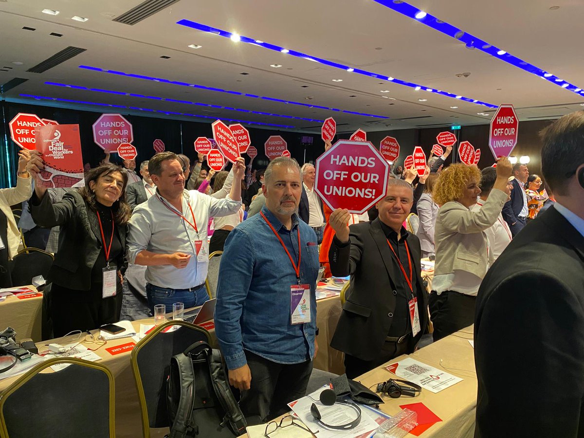 TÜRK-İŞ’in üyesi olduğu Avrupa Sendikalar Konfederasyonu (ETUC) tarafından Belgrad’da düzenlenen “İşçiler İçin Adil Sözleşme” temalı Ara Dönem Konferansı’nda ülkemizi temsilen bir konuşma gerçekleştirdim.

Konuşmamda, Türkiye’de ve bölgemizde çalışma hayatının güncel sorunlarını