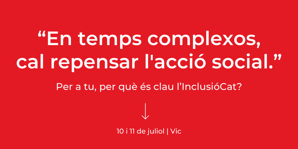 En temps complexos, cal repensar l’acció social.
Per això el #InclusióCat és més necessari que mai.

💬 Per a tu, per què és clau? T’esperem als comentaris👇
📅 10 i 11 de juliol | 🔗 inclusio.cat

#AccióSocial #ServeisSocials #TercerSector #InclusióSocial
<a href="/uvic_ucc/">UVic-UCC</a>
