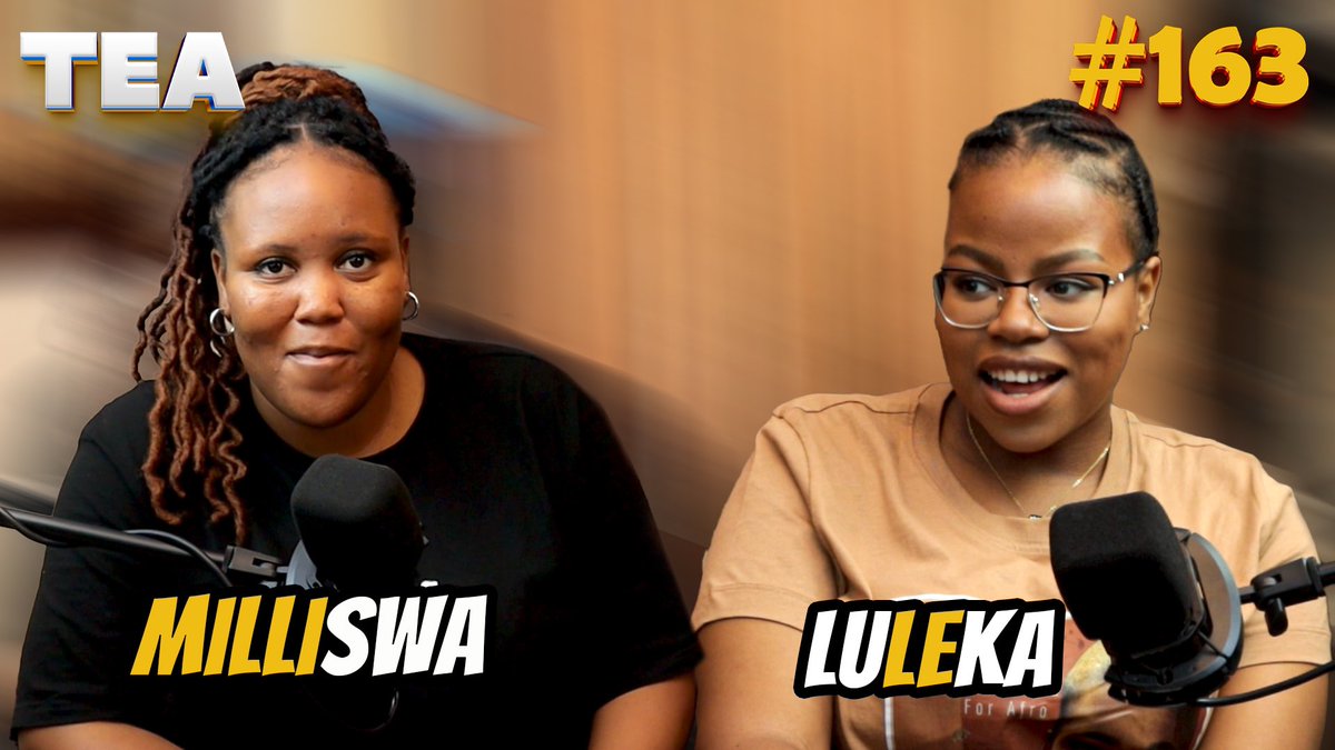 milliswa_'s tweet photo. Had a beautiful conversation with the guys at TEA Podcast &amp; Miss Luleka M . Premiering today at 12 noon. 

Link : https://t.co/jw5jiCHf0h https://t.co/6eBGLPa7Qz