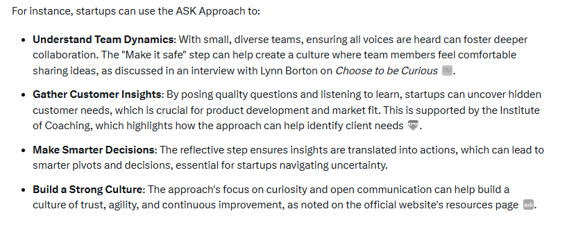 Jeff Wetzler: The ASK Approach to Better Questions for #Startups 

x.com/i/grok/share/X…