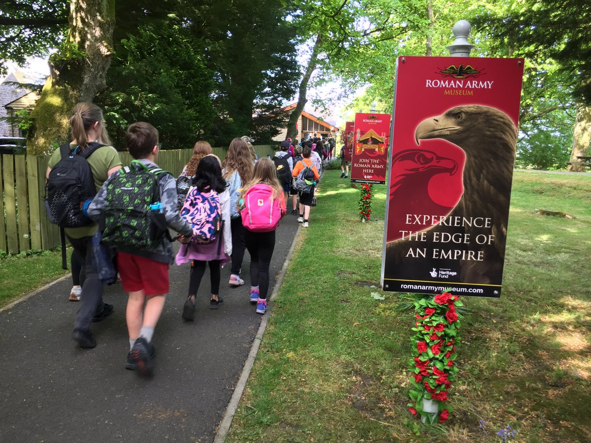 Y4 are on the road! After a fabulous breakfast and executing a seamless packing strategy, we have exited The Sill and have arrived at The Roman Army Museum
