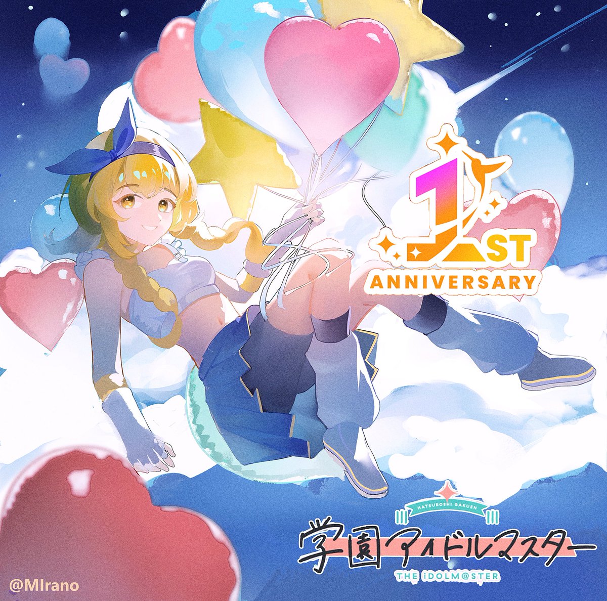 SMi_rano's tweet photo. #学マス 
#学園アイドルマスター 
#祝学マス1周年 https://t.co/RCToiF3oeo