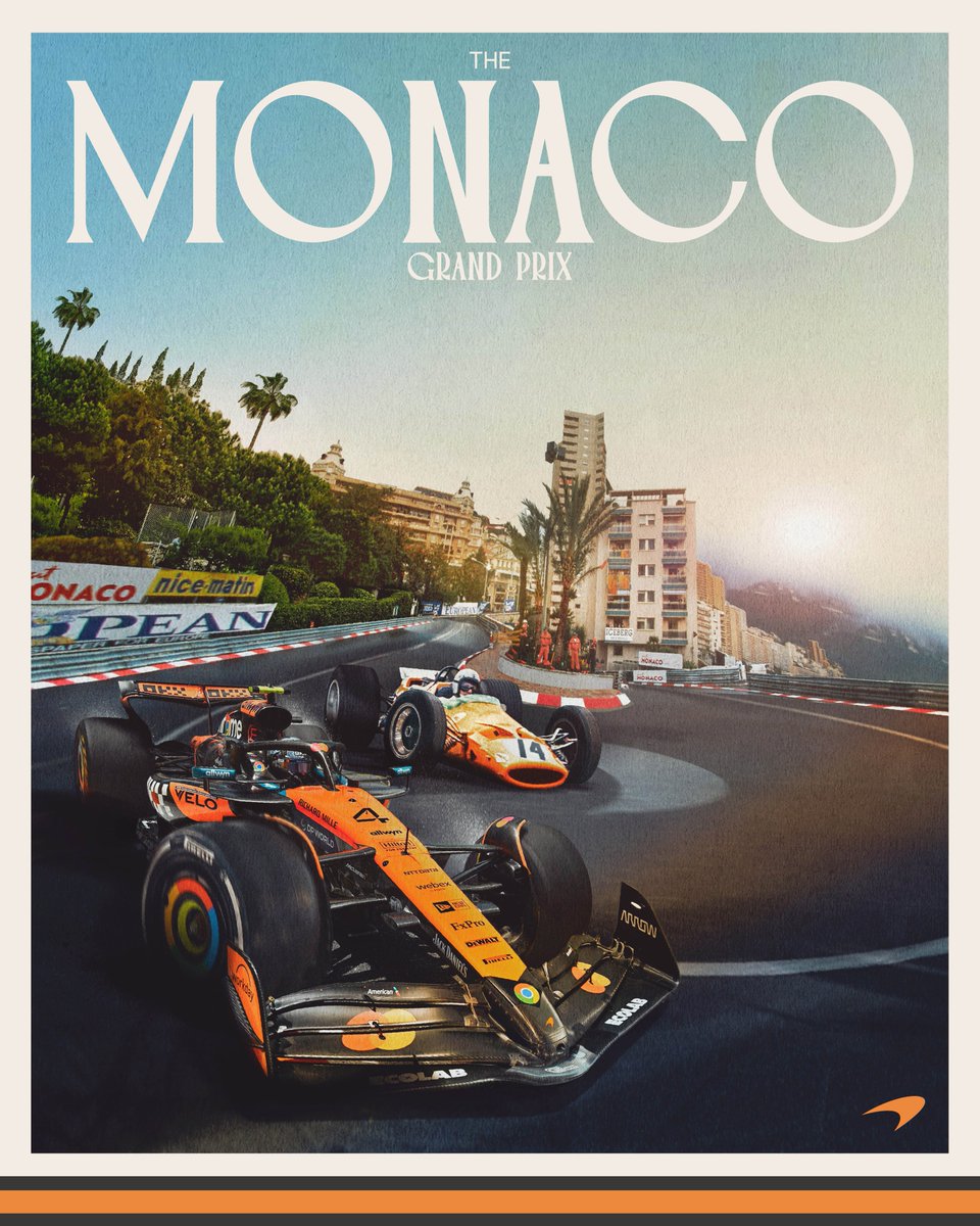 McLarenF1's tweet image. IT’S RACE WEEK! 😍

#McLaren | #MonacoGP 🇲🇨