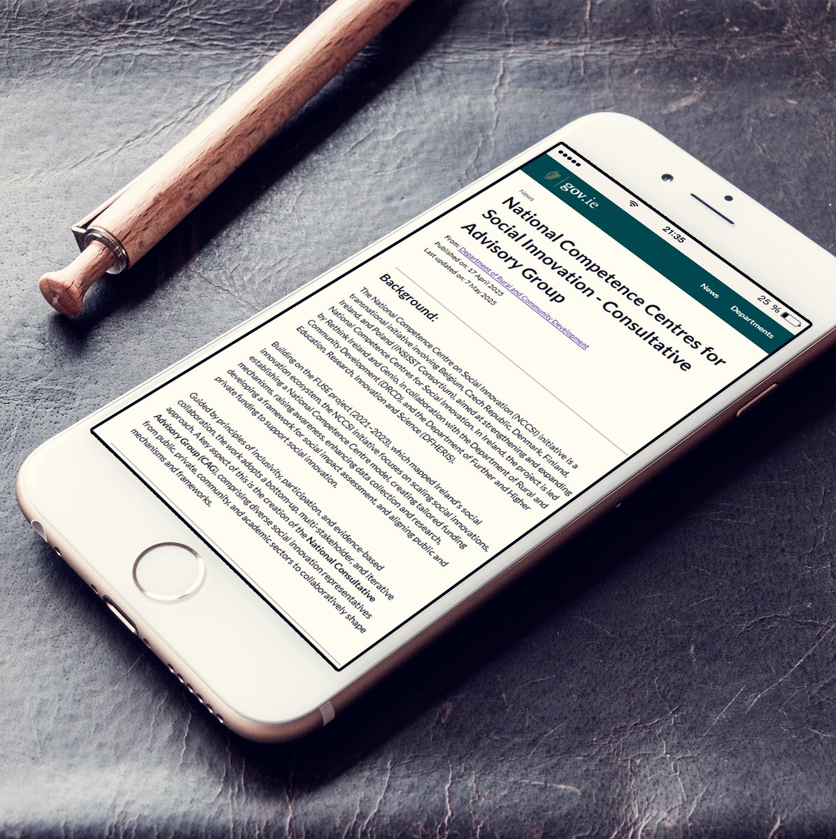 Department of Rural and Community Development (@deptrcd) on Twitter photo Ireland is developing its first National Competence Centre for Social Innovation—and your voice can help shape it.
Join the Consultative Advisory Group to influence policy, funding, and impact.
Apply by May 23: louise.conlon@genio.ie.
More info: loom.ly/hyqm4Qc Ireland is developing its first National Competence Centre for Social Innovation—and your voice can help shape it.
Join the Consultative Advisory Group to influence policy, funding, and impact.
Apply by May 23: louise.conlon@genio.ie.
More info: loom.ly/hyqm4Qc