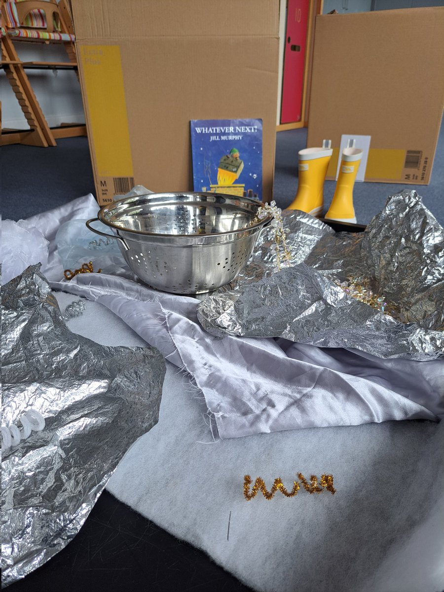 alice0sborne's tweet image. Looking forward to exploring &quot;Whatever Next&quot; by Jill Murphy with @PortsmouthDSA families for Learn and Play this morning! Huge thanks to our wonderful volunteers Jenny and Katherine for their skills! #WhateverNext #SensoryPlay #MessyPlay #PortsmouthDSA