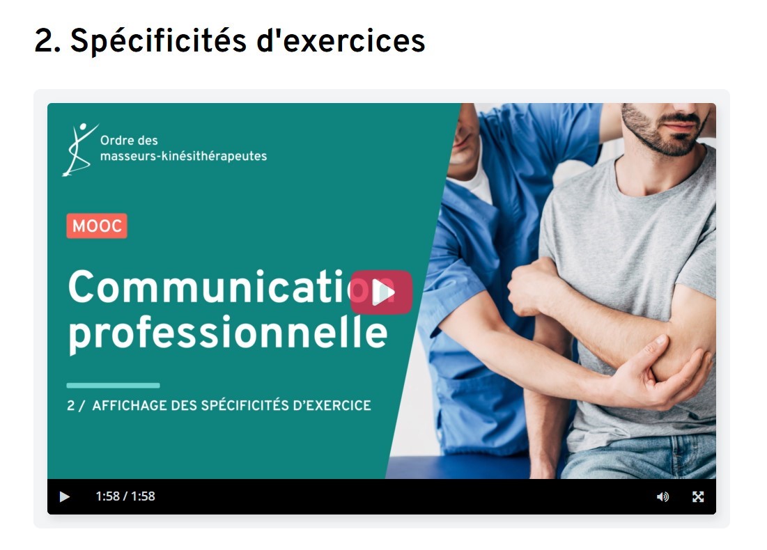 ✅ Déjà plus de 600 kinésithérapeutes inscrits au MOOC « Maîtriser la communication professionnelle en kinésithérapie ».
 
Cette formation vous offre les clés pour naviguer avec confiance dans les aspects réglementaires 📘 et déontologiques ⚖️ de la communication dans votre