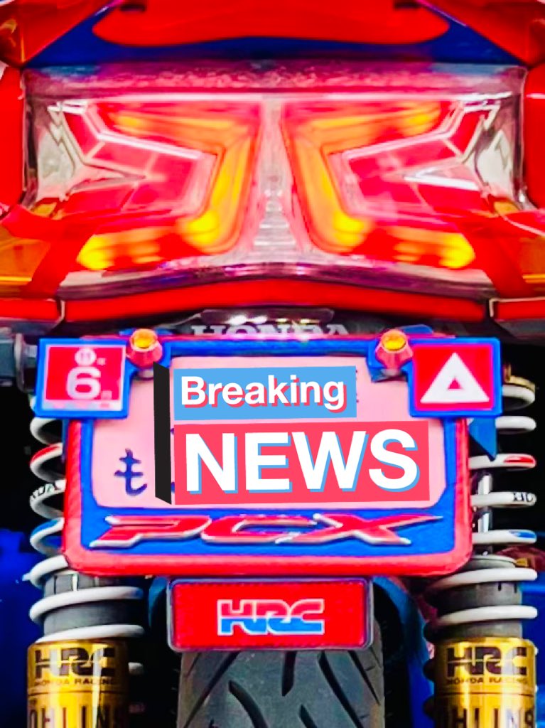 take1215PCX's tweet photo. 今回、自賠責保険で
シールの色が変わり
必然的に
こうなりました😎👇

Before←I→After https://t.co/yfrb0Wqh29