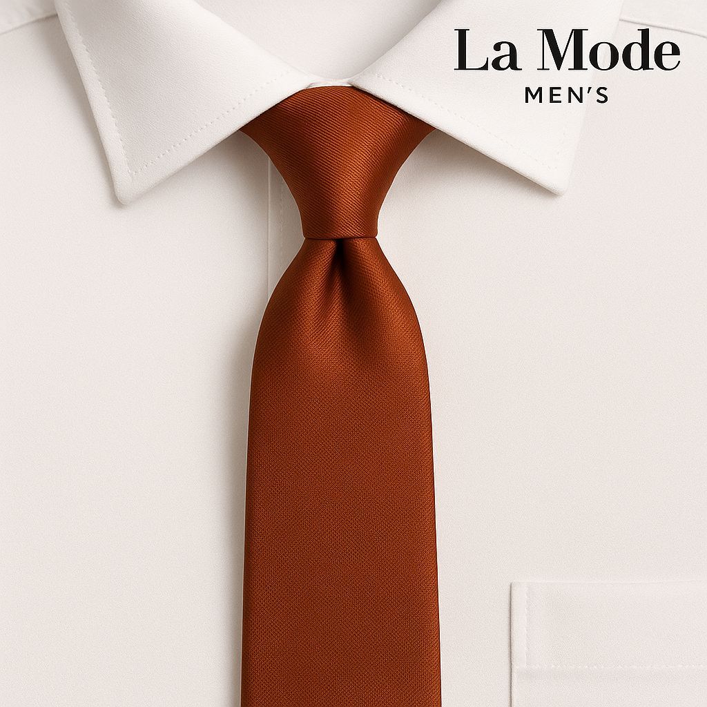men_mode's tweet image. Post: As professionals, we understand the importance of attention to detail. A neatly tied, high-quality solid tie from La Mode Men's demonstrates that same commitment to detail in your personal presentation. #LaModeMens #AttentionToDetail #ProfessionalStandards