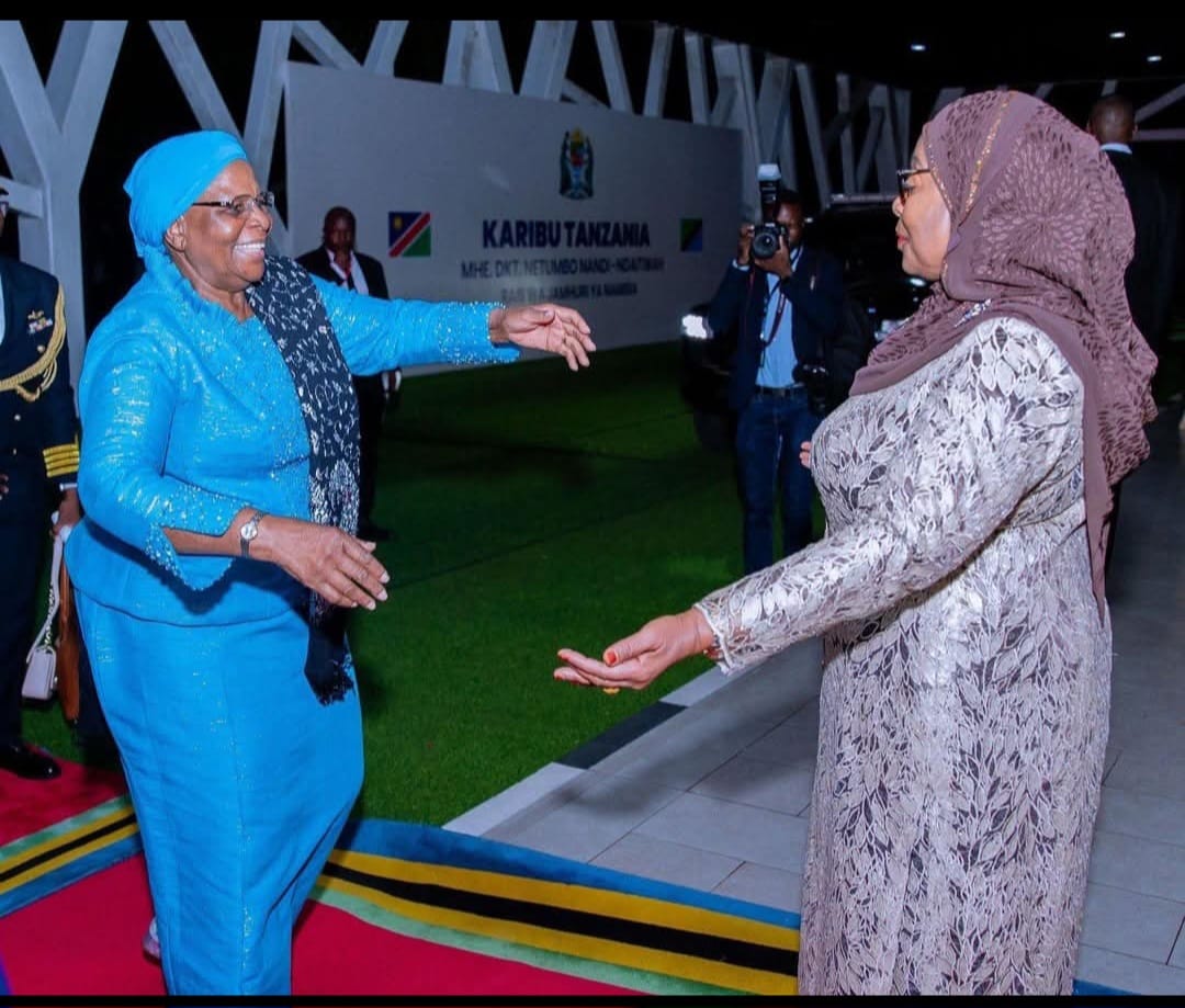 Maryan Seylac (@mseylac) on Twitter photo Africa’s two female presidents meet: Netumbo Nandi-Ndaitwah of Namibia visits Samia Suluhu Hassan of Tanzania.
As an African woman, this photo filled me with hope, joy, and a bright future.
Photo credit: <a href="/LarryMadowo/">Larry Madowo</a> Africa’s two female presidents meet: Netumbo Nandi-Ndaitwah of Namibia visits Samia Suluhu Hassan of Tanzania.
As an African woman, this photo filled me with hope, joy, and a bright future.
Photo credit: <a href="/LarryMadowo/">Larry Madowo</a>