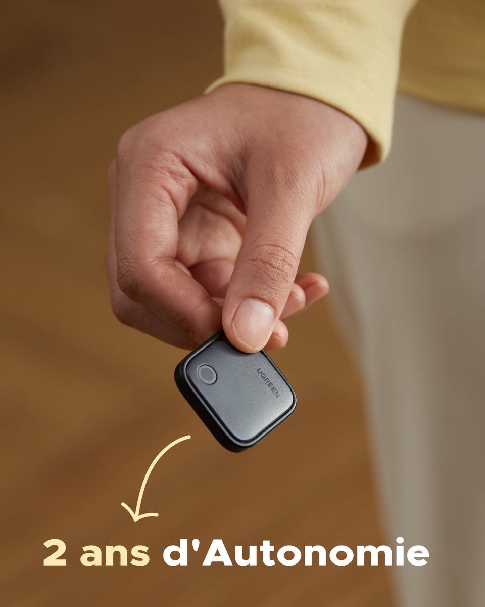 🔍 Découvrez le UGREEN FineTrack Smart Finder — un traceur compact pour retrouver les objets qui comptent le plus pour vous.

Amazon  👉 bit.ly/3GNZvHr 
Website  👉 bit.ly/4iRiZbu

🔋 Une autonomie qui dure

Avec une batterie de 2 ans et un remplacement facile,