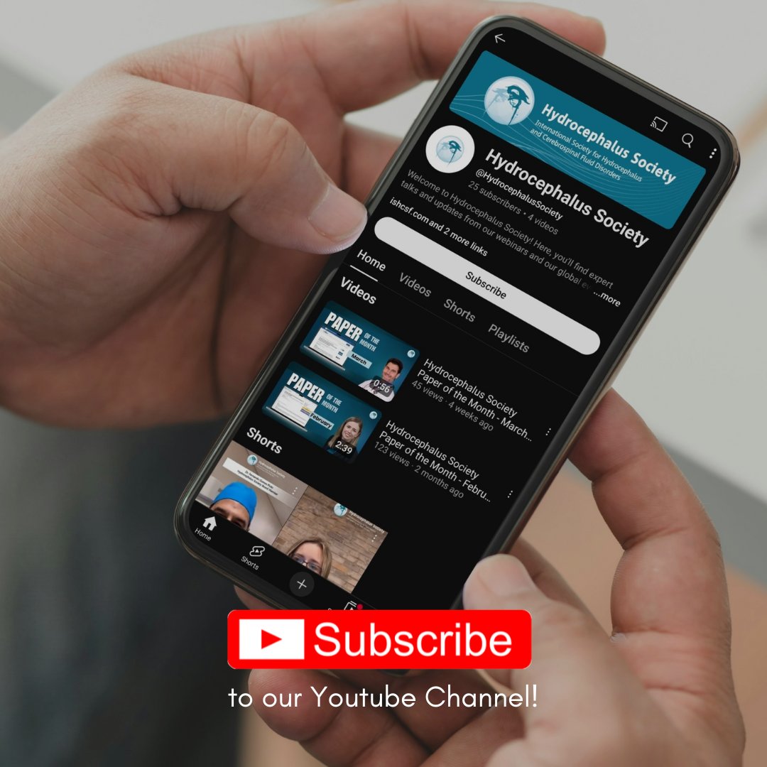 Stay informed. Stay inspired 🩺
#Subscribe to our YouTube channel for expert talks, and updates from our webinars, and our global events. Join us to explore the latest developments and insights in the field!
🔗 Subscribe here: bit.ly/ishcsf-youtube
#ishcsf #neurosurgery