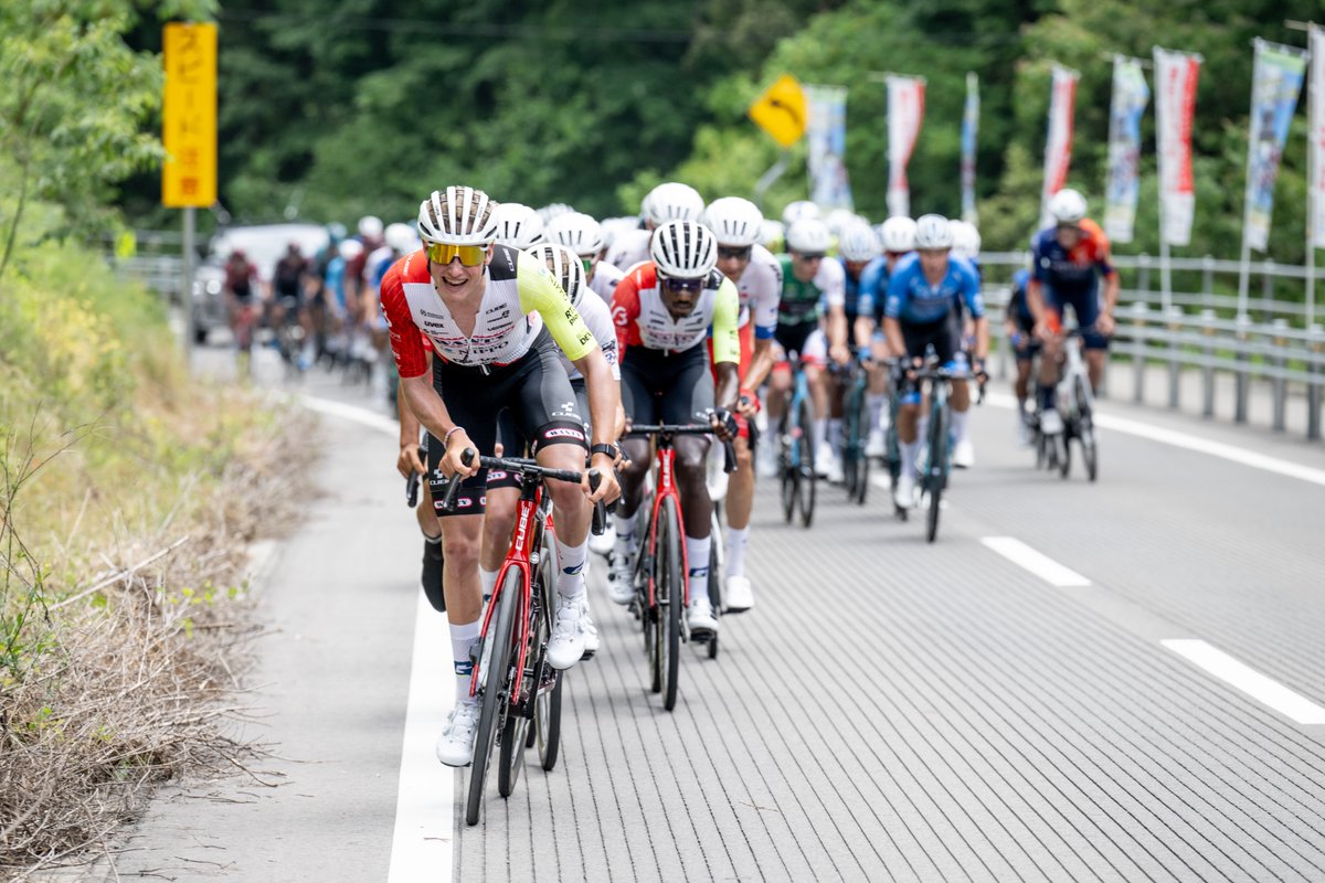 LottoWanty's tweet image. Mewael Girmay sprints to 12th place in Tour of Japan after great teamwork 🇯🇵 

Maxence Place keeps the best young rider jersey 🤍