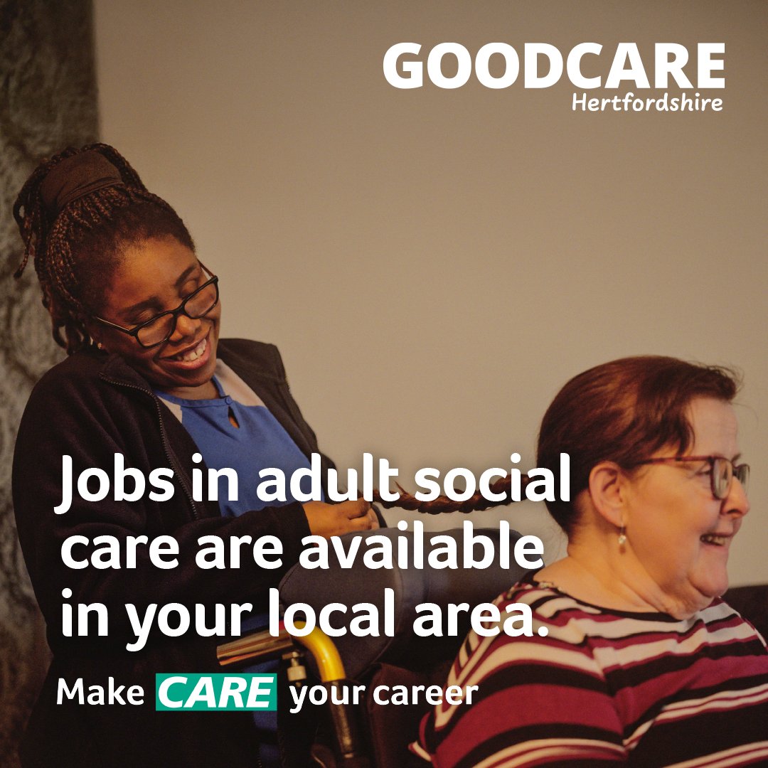 Herts Good Care Recruitment (@hertsgoodcare) on Twitter photo Are you ready to make a difference? Search from your dream role in care today via l8r.it/kjSE or contact our expert team via:
01707 536020 (ext 2) 📞
jobs@hertsgoodcare.com 📧
#HertsGoodCare #carejobs #hiring #jobs #job #carework #careemployer #careorganisation Are you ready to make a difference? Search from your dream role in care today via l8r.it/kjSE or contact our expert team via:
01707 536020 (ext 2) 📞
jobs@hertsgoodcare.com 📧
#HertsGoodCare #carejobs #hiring #jobs #job #carework #careemployer #careorganisation