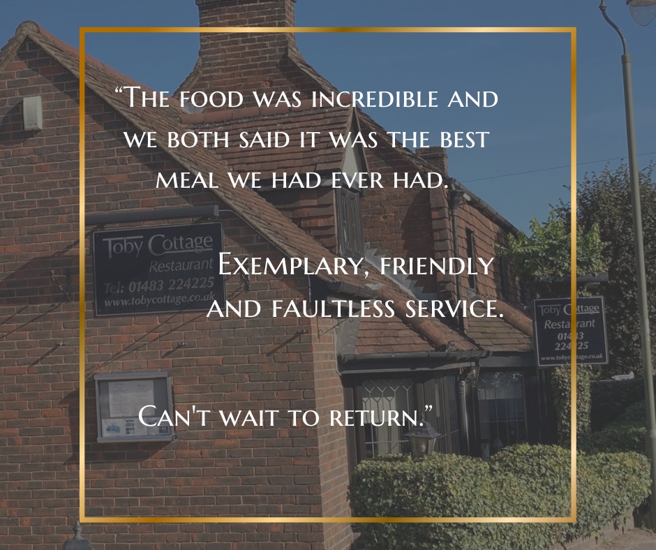 Many thanks😊

Timeless Perfection⭐⭐⭐⭐⭐
"So impressed with our three course lunch today...The food was incredible and we both said it was the best meal we had ever had...Exemplary, friendly and faultless service.  Can't wait to return. A real gem that we highly recommend."