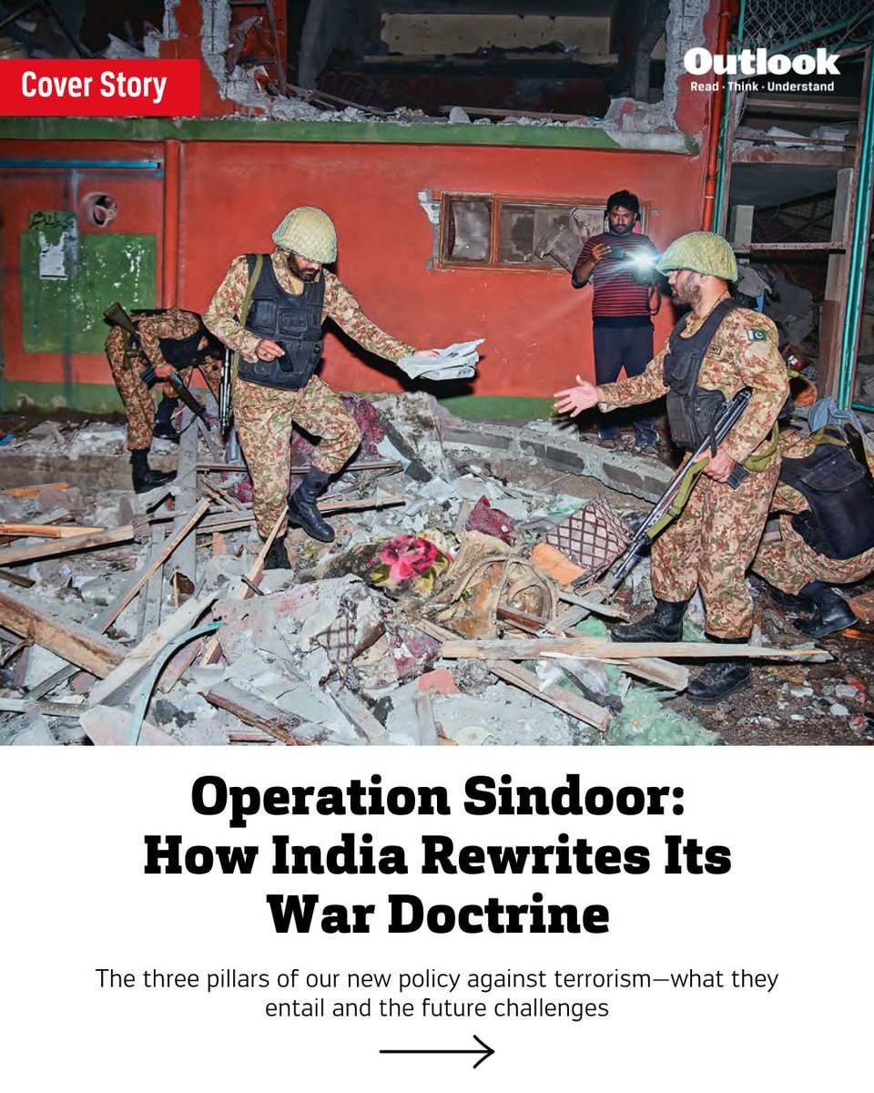 #OutlookMagazine Available on Amazon | Operation Sindoor “is not just a name but a reflection of the feelings of millions of people of the country… our unwavering commitment to justice”, said Prime Minister Narendra Modi in his address to the nation on May 12, 2025. Operation