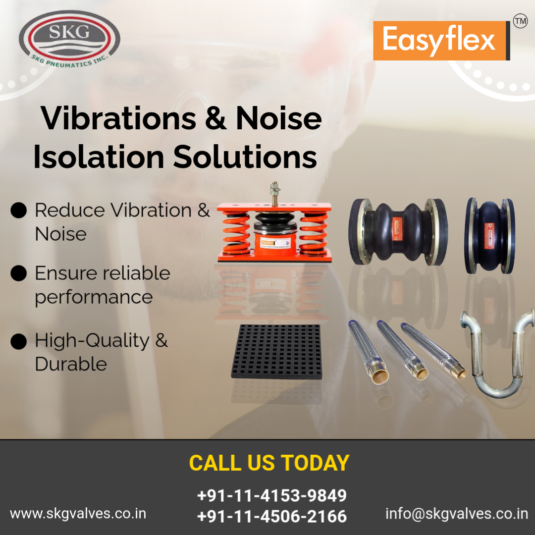 SKG_Pneumatics's tweet image. Say goodbye to noise &amp;amp; vibration!
 Easyflex solutions by SKG Pneumatics keep your HVAC &amp;amp; piping systems stable, quiet &amp;amp; efficient.
#HVAC #NoiseIsolation #Easyflex #FlexibleConnectors #PlumbingSolutions #SKG