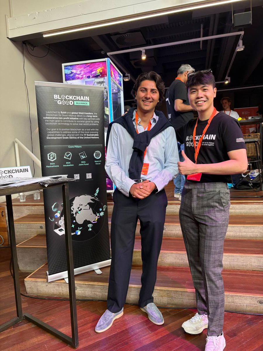 NapulETH ๐ฎ๐น๐ (@napuleth) on Twitter photo Happy to catch up with our friend Glenn Tan today at the Dutch Blockchain Week in Amsterdam!
Our core team member <a href="/GianlucaDiBell9/">gdbmood.eth</a> connected with Glenn, who represents the Blockchain for Good Alliance (<a href="/ChainforGood/">Blockchain for Good Alliance (BGA)</a>) one of the most meaningful sosnors of <a href="/NapulETH/">NapulETH ๐ฎ๐น๐</a> 2025. Happy to catch up with our friend Glenn Tan today at the Dutch Blockchain Week in Amsterdam!
Our core team member <a href="/GianlucaDiBell9/">gdbmood.eth</a> connected with Glenn, who represents the Blockchain for Good Alliance (<a href="/ChainforGood/">Blockchain for Good Alliance (BGA)</a>) one of the most meaningful sosnors of <a href="/NapulETH/">NapulETH ๐ฎ๐น๐</a> 2025.
