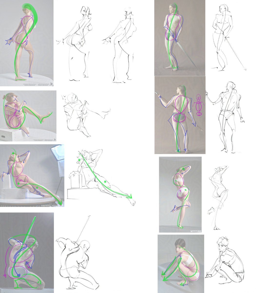 포스타입에 흐름 정리가 나누어진 클튜 파일을 업로드 해놓았습니다. 덩어리와 흐름이 분리되어 있으니 폴더를 열어 확인해 주세요 :) 
posty.pe/t0680q
작업 영상도 몇 개 올려두었으니 참고후 드로잉 해보시면 좋을 것 같습니다.
📹youtube.com/channel/UCtwx2…