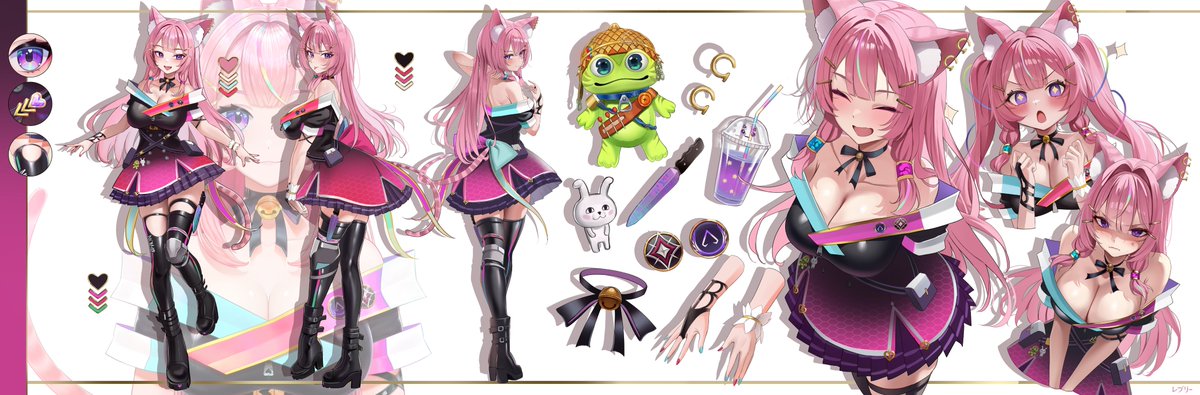 NovuVT's tweet image. ˚ ༘♡ HEY YOU! DO YOU LIKE PINK CAT GIRLS? Allow me to introduce myself!! MOOOAAW my name is Novu! ༊*·˚

₊˚ପ⊹ I'm a pink tabby cat ( Not raccoon（｀Δ´ ) that likes to eat dirt and microplastics, Scream like a gremlin that's trying to get a noise complaint and pew pew shooting…