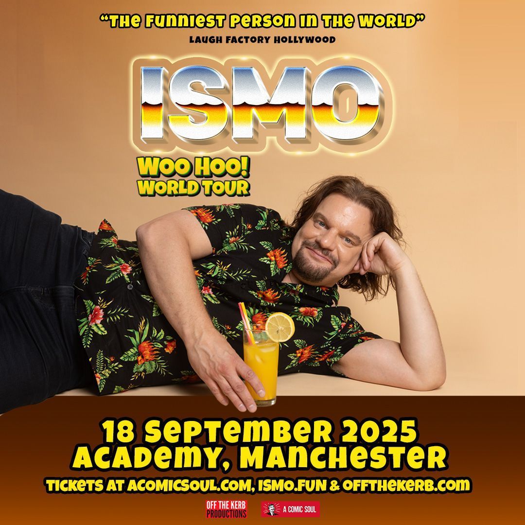 Manchester Academy🐝 (@mancacademy) on Twitter photo 🌺 NEW & ON SALE: <a href="/ISMOcomedy/">ISMO comedy</a> Woo Hoo! World Tour
📅 Thursday 18th September 2025 // Manchester Academy
🎫 TICKETS via manchesteracademy.net 🌺 NEW & ON SALE: <a href="/ISMOcomedy/">ISMO comedy</a> Woo Hoo! World Tour
📅 Thursday 18th September 2025 // Manchester Academy
🎫 TICKETS via manchesteracademy.net