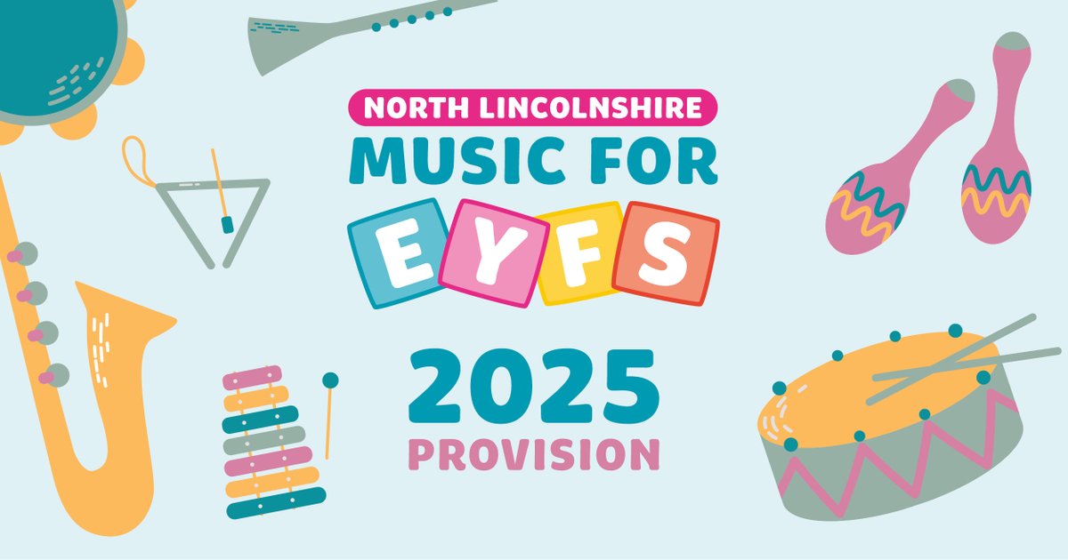 North Lincolnshire Music (@northlincsmusic) on Twitter photo 🎶🎉We have been busy working hard this year to cultivate an EYFS curriculum for nursery and early years practices. We are thrilled to be launching this September in local providers.
📧For more information email music@northlincs.gov.uk 🎶🎉We have been busy working hard this year to cultivate an EYFS curriculum for nursery and early years practices. We are thrilled to be launching this September in local providers.
📧For more information email music@northlincs.gov.uk