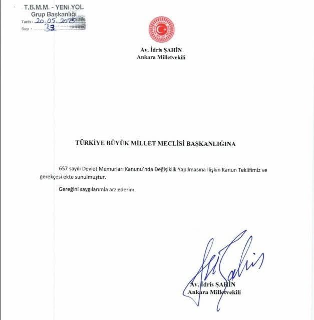 #YardımcıHizmetlerSınıfı adına verilen onlarca teklife bir yenisi daha eklendi. 

Vermiş olduğu kanun teklifi için sayın vekilimiz <a href="/avidrissahin/">Av. İdris Şahin</a> ‘e  teşekkür ediyoruz.

<a href="/YeniYolTBMM/">Yeni Yol TBMM Grubu</a> 

Sizlere minnettarız.🙏