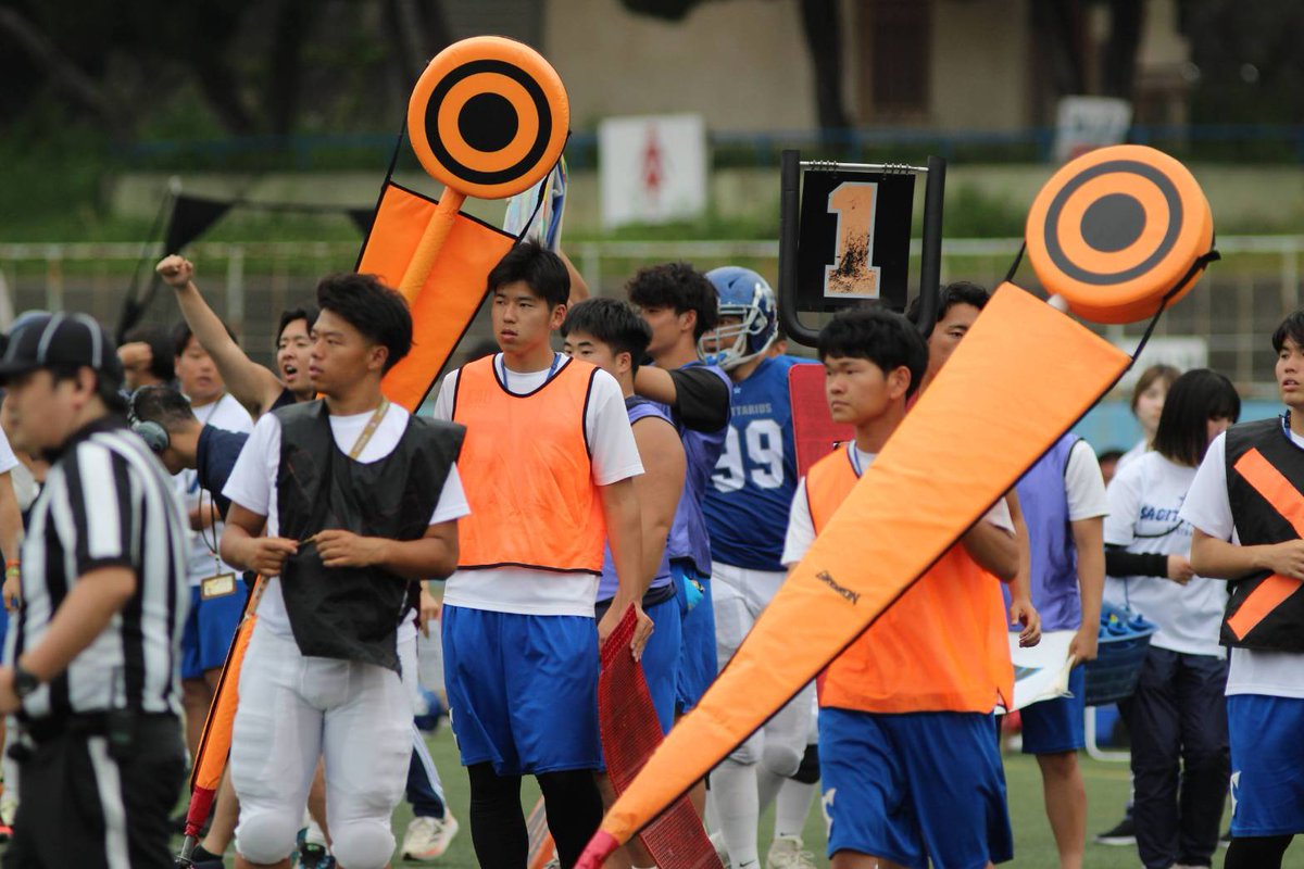 サギチョク📸ギャラリー2025
　　 【SPRING 05/18③】
　
ゲーム中のフォロワーシップが
チームには必要不可欠です🏈🌠

#京都産業大学 #サギタリウス
#学生主体 #関西学生アメフト
#春から京産大 #春から京産