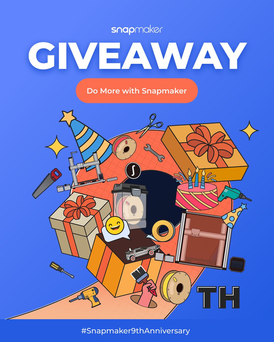 Snapmaker (@snapmaker) on Twitter photo ๐Snapmaker Turns 9, Let's Make It Big!
9 years of exploring, making, and dreaming, itโs time to celebrate the maker spirit: stay curious, stay brave, and Do More with ๐๐จ ๐๐จ๐ซ๐ ๐ฐ๐ข๐ญ๐ก ๐๐ง๐๐ฉ๐ฆ๐๐ค๐๐ซ!๐
๐๐จ ๐๐ง๐ญ๐๐ซ, ๐๐จ๐ฎ ๐๐ฎ๐ฌ๐ญ:
โ
Follow Snapmaker + Like this ๐Snapmaker Turns 9, Let's Make It Big!
9 years of exploring, making, and dreaming, itโs time to celebrate the maker spirit: stay curious, stay brave, and Do More with ๐๐จ ๐๐จ๐ซ๐ ๐ฐ๐ข๐ญ๐ก ๐๐ง๐๐ฉ๐ฆ๐๐ค๐๐ซ!๐
๐๐จ ๐๐ง๐ญ๐๐ซ, ๐๐จ๐ฎ ๐๐ฎ๐ฌ๐ญ:
โ
Follow Snapmaker + Like this