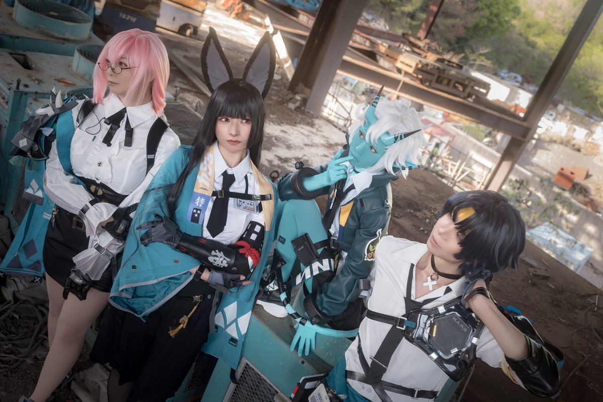 𝘤𝘰𝘴𝘱𝘭𝘢𝘺/ゼンレスゾーンゼロ

星見雅 : そよぎ
月城柳 : みりん。
浅羽悠真 : Ryuichi
蒼角 : ちろ

photo : 宮本さん <a href="/miyamotophoto1/">宮本@カメラ</a>
assistant : 二階堂さん

#コロ廃 #zzzero #ゼンゼロ