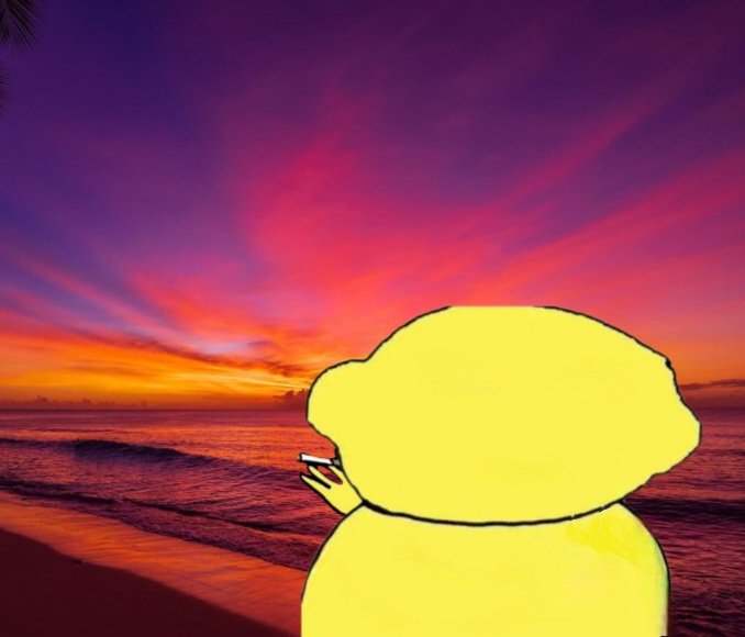 Lemonjak contemplating life