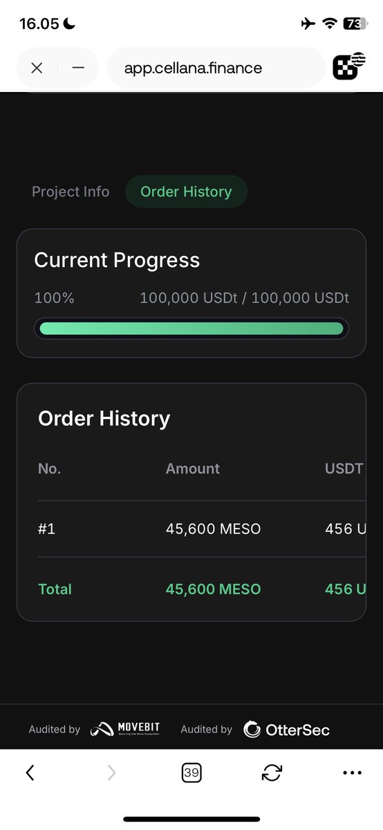ianh0lp's tweet photo. @Meso_Finance Just bought 45,6k meso.. my adress : 0xf7a116ff1e9c78d6ff0fe2c922838f4978a81826d4e895fec0ba123d10f7f5f5 https://t.co/paAbbePpls